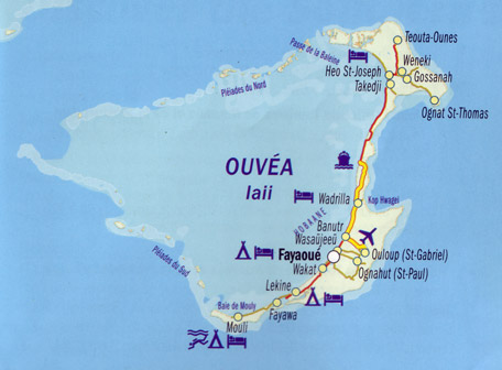 Carte d'Ouvéa