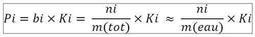 P_i = b_i × K_i, avec b_i = n_i / m_tot