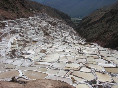 Las salinas de Maras, datant des Incas