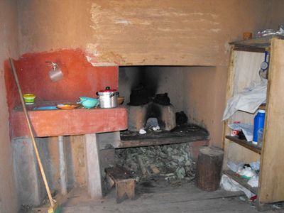 La cuisine au feu de bois