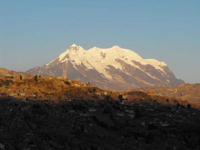 La Paz, la capitale de Bolivie, 4000m d'altitude...