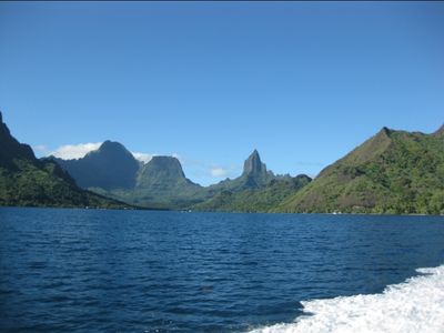 La baie d'Opunohu
